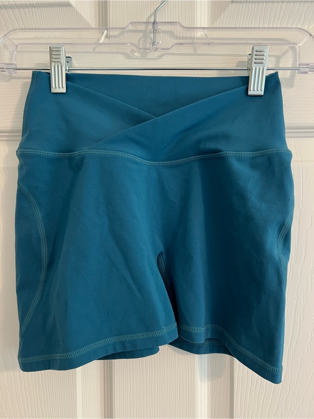 Women’s Alphalete Teal Low-Waist Active Shorts